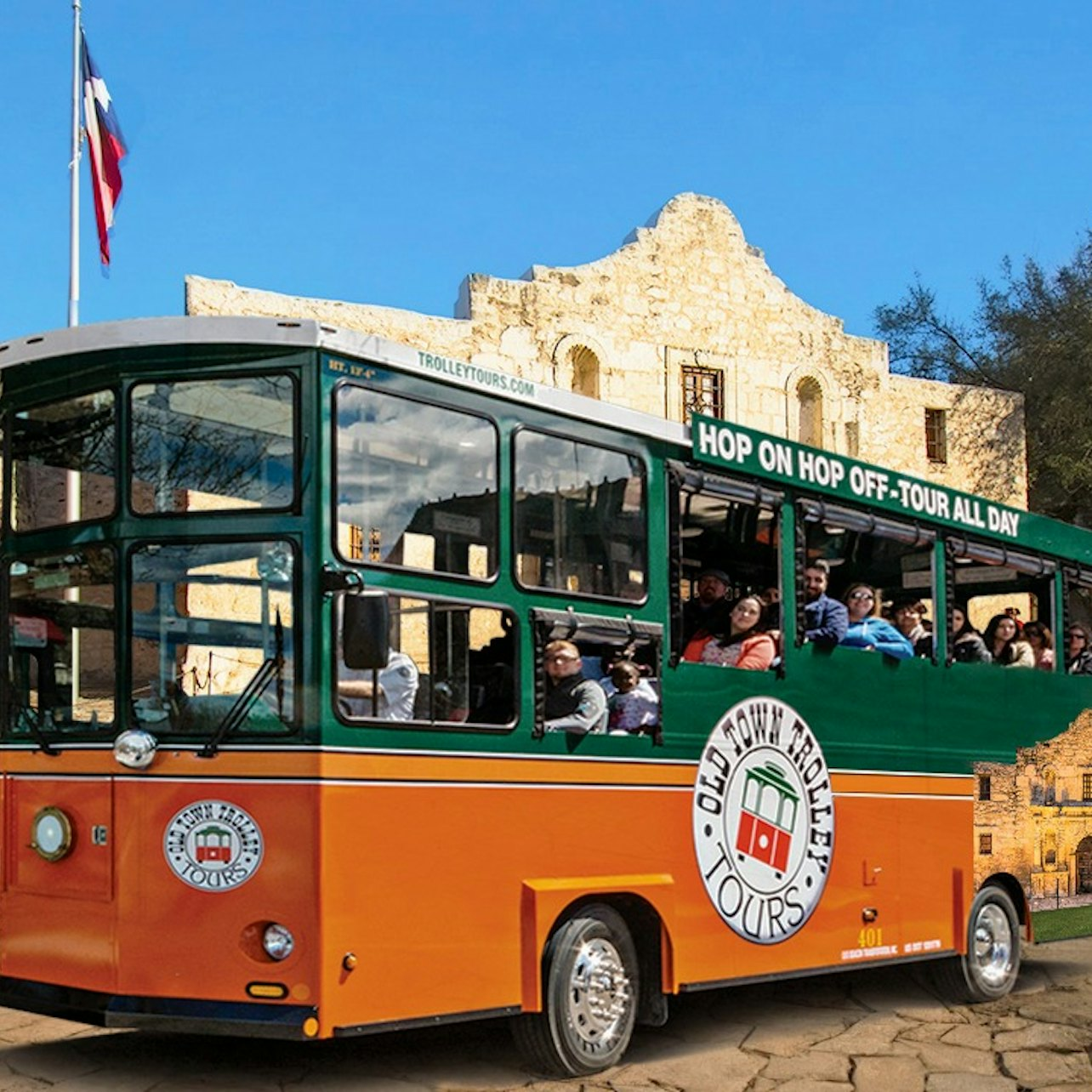 San Antonio Old Town Trolley: Hop-on Hop-off - Photo 1 of 7